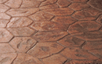 Example of California Fieldstone Stamp